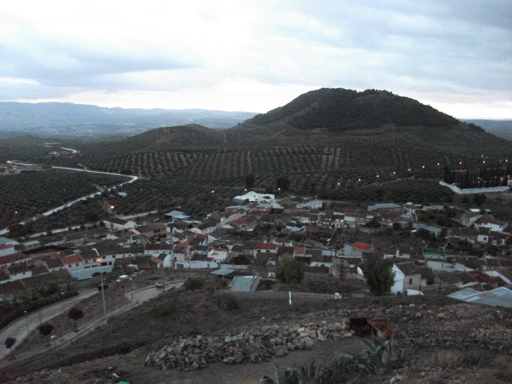 Vista de Alcaudete, desde el Castillo. Octubre de 2010 by viajeroandaluz