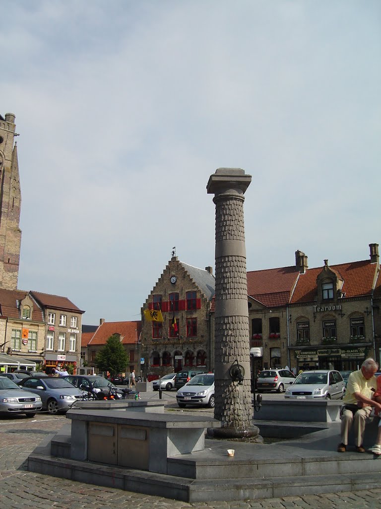 Grote Markt, Veurne by Dionysias