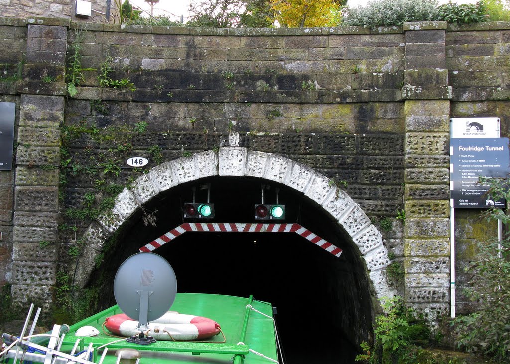 Entering Foulridge Tunnel by John Dolan