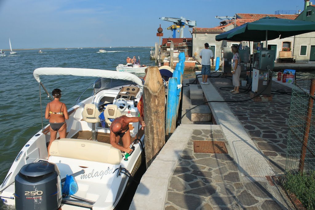 Burano fuel station by Evgeny Gorodetsky