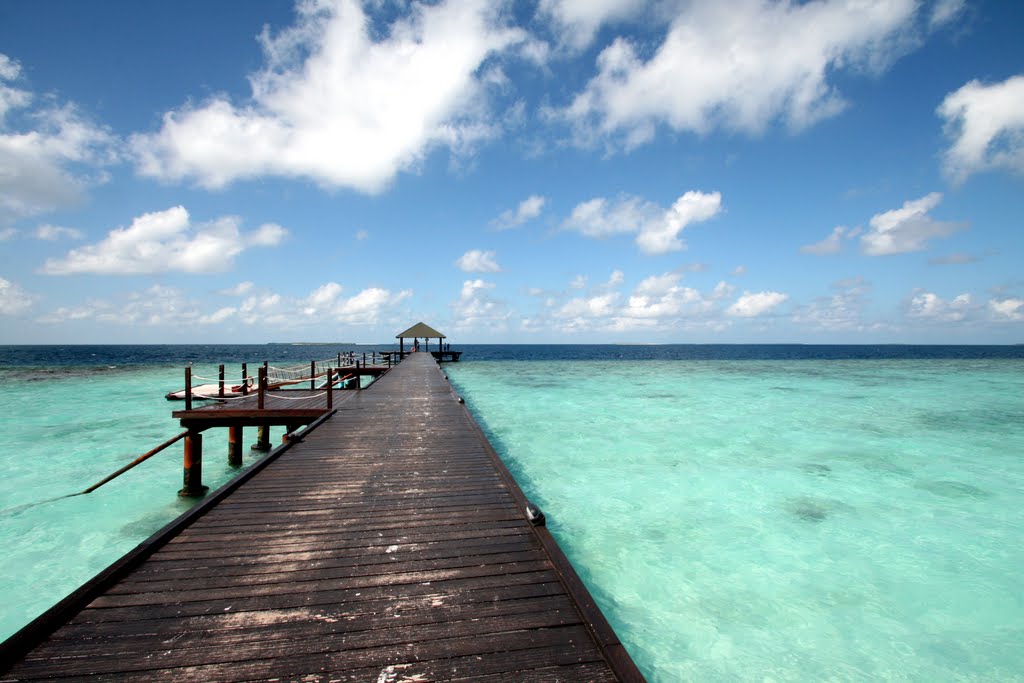 Wharf, maldives by lisamalaguti