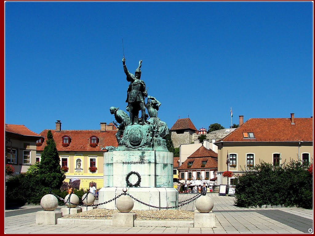 Eger : Dobó István tér. by Károly Osváth