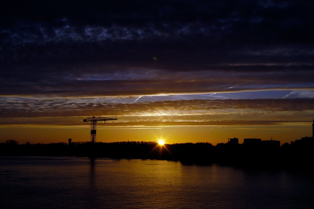 Temse - Schelde by Night by FrenchCoffee