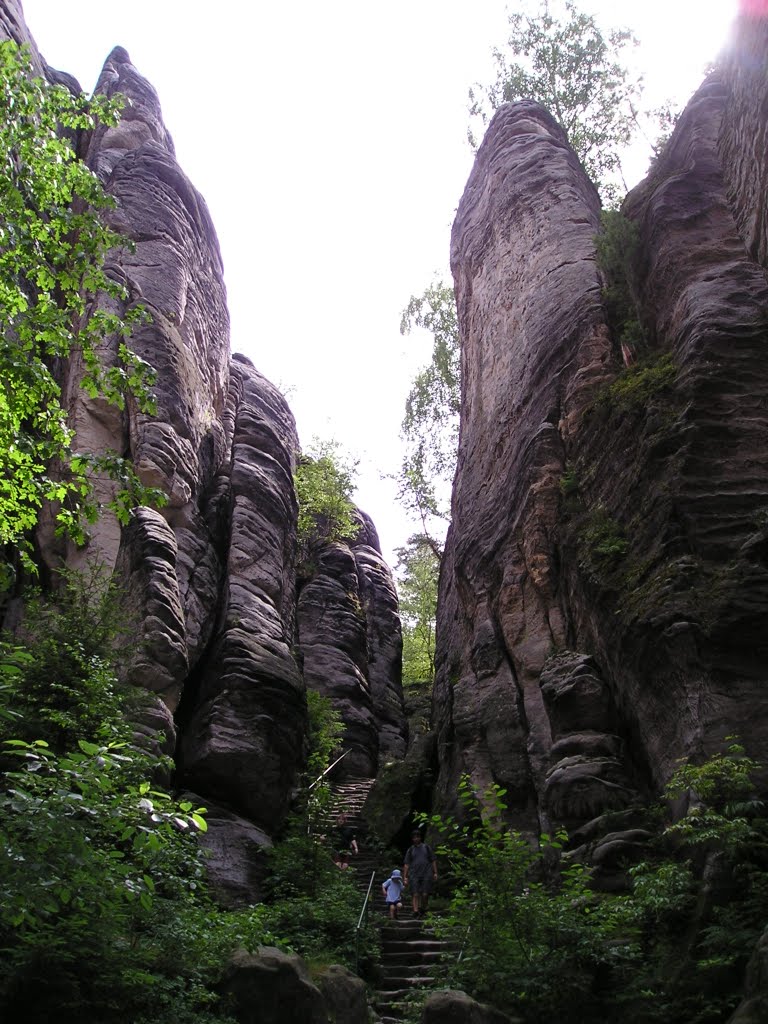 Czech Republic, Jičín, Prachovské skály, Císařská chodba by Milan Hlaváč