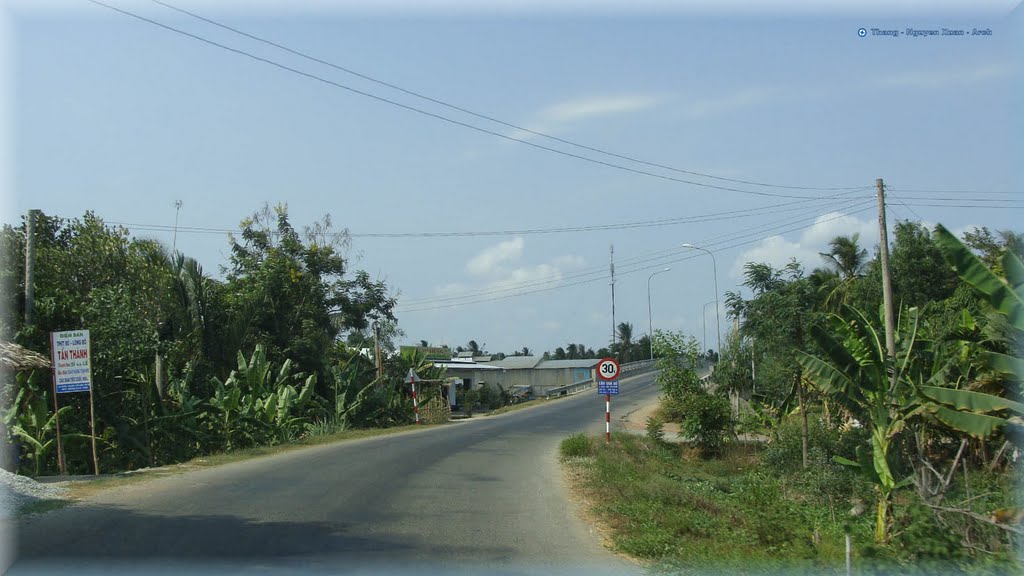 Quốc lộ - 60 - National road by Thắng Nguyễn Xuân