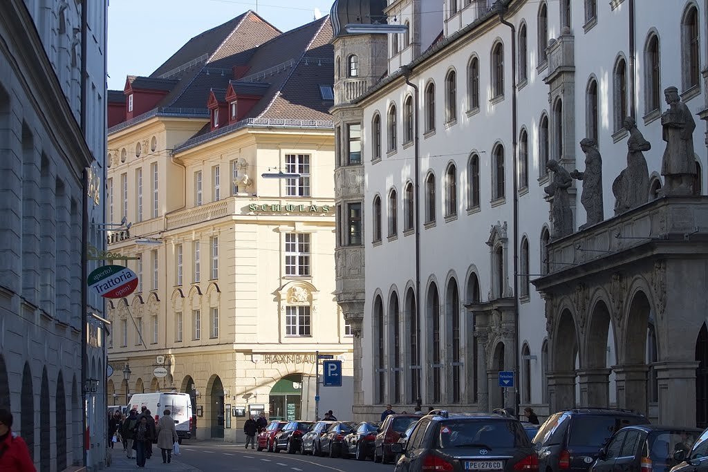 Sparkassenstrasse view, Munchen by fabrizio berni