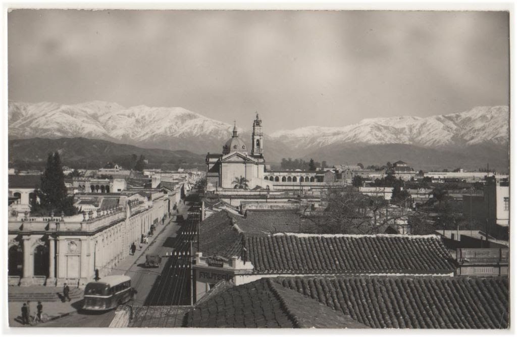 Calle belgrano, iglesia san francisco y cerro chañi nevado, 1950 by manukte66