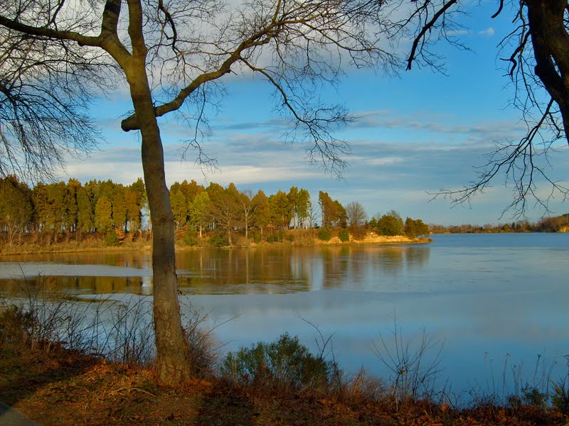 Popes Creek Bay, Pope's Creek, Washington's Birth Place - Westmoreland County, VA by r.w.dawson