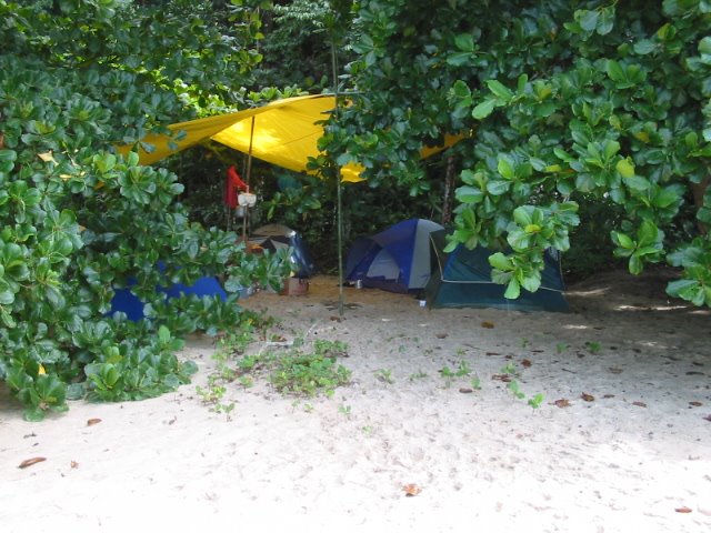 Acampamento na Praia do Sedro em Ubatuba/SP by Eduardo V. Reis