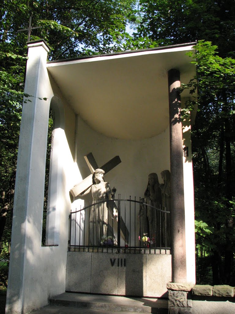 Katowice Panewniki, Franciscan Monastery - Stations of the Cross "Jesus meets the women of Jerusalem" (Eighth Station) by Abraham ofm