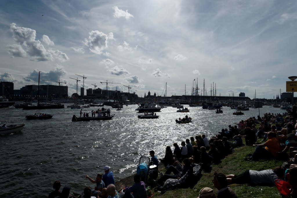 Sail Amsterdam - IJplein - View WSW by txllxt TxllxT