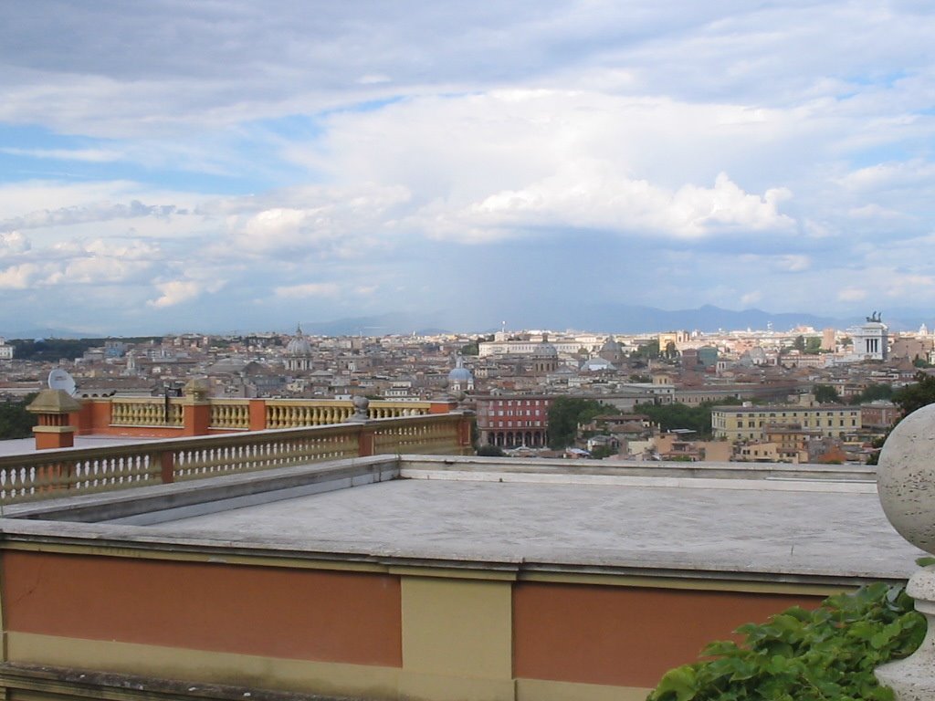 Panorama from Janiculus by fabrizio dal passo