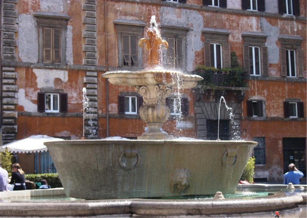 Piazza Farnese - fontana by fabrizio dal passo