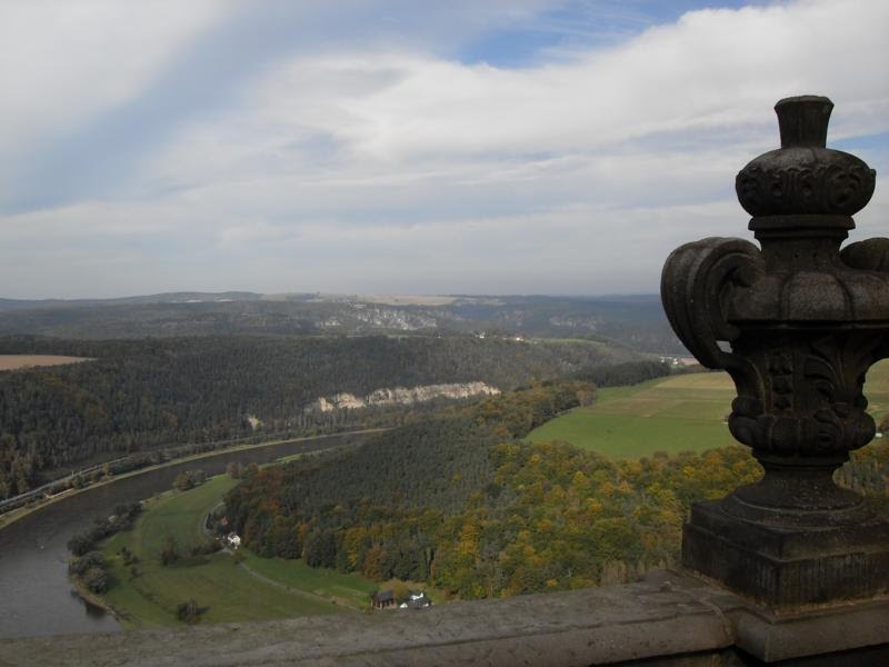 Blick von der Festung Königstein by kokodemeer