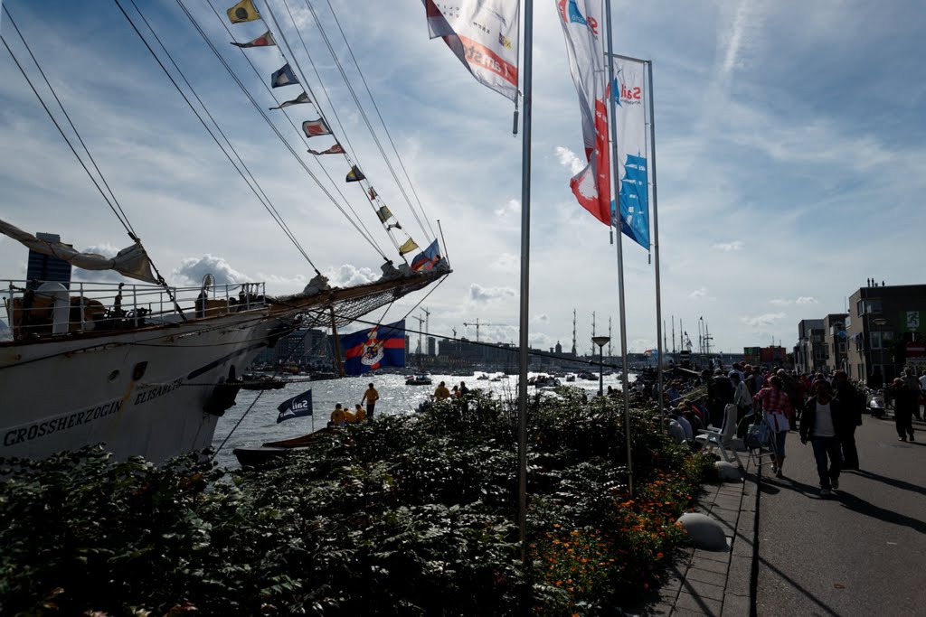 Sail Amsterdam - Noordwal - View WSW along Grossherzogin Elisabeth by txllxt TxllxT