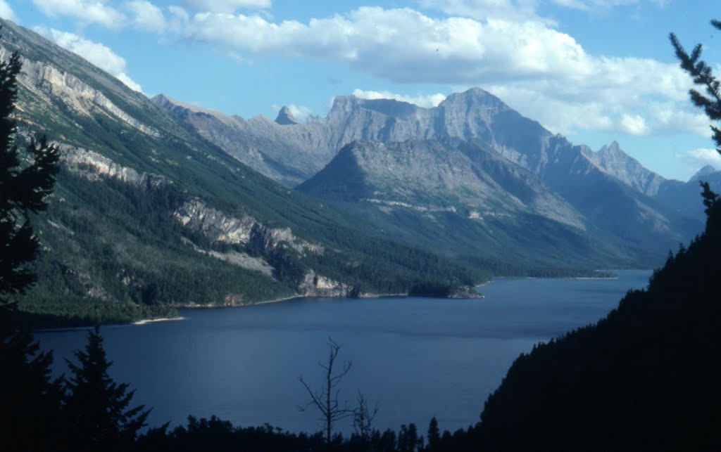 Upper Waterton Lake from Bertha Lake trail by Bill Kinkaid