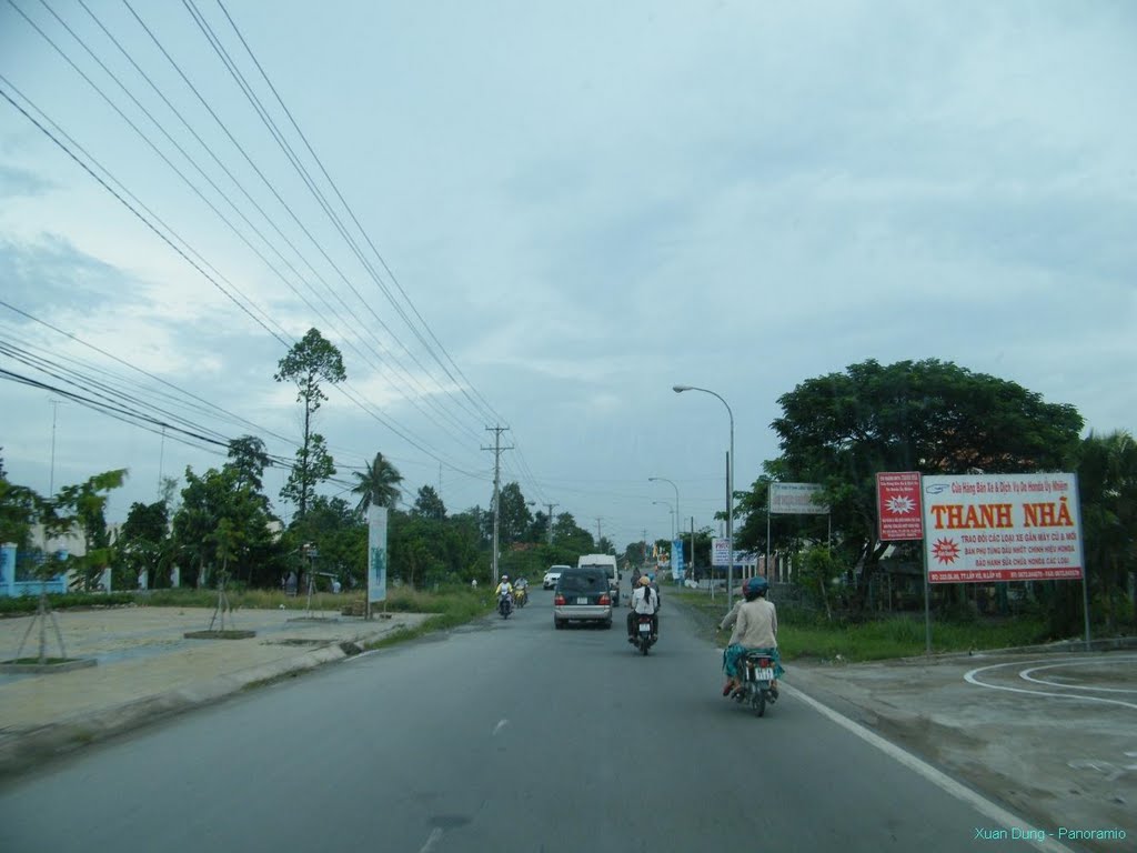 Quốc lộ 80 - National highway - tt. Lấp Vò, h. Lấp Vò - 8/2010 by Vietnam Atlas