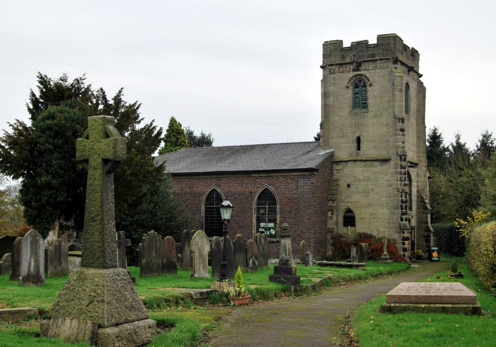 Milwich, All Saints Church, north approach by ♫ Russ Hamer