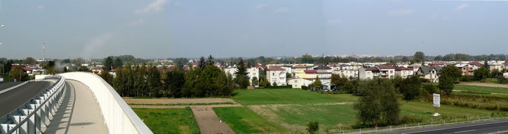 Panorama przedmieść Tarnowa by henrykblaszkiewicz