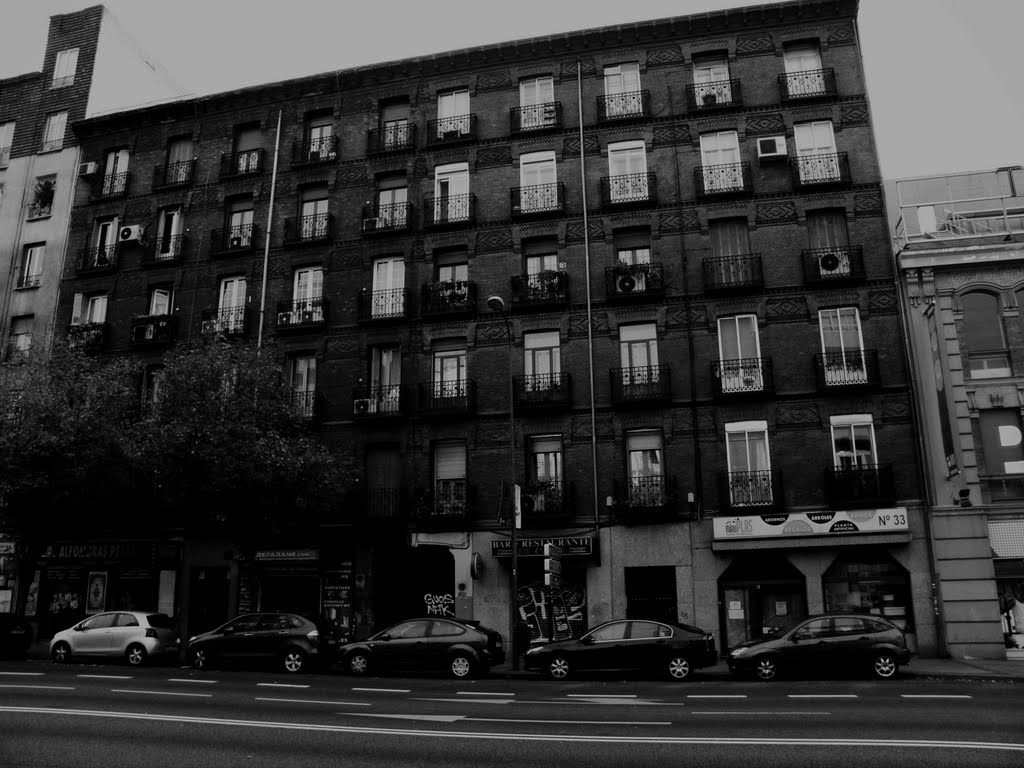 Building in Ronda de Atocha by Merkava