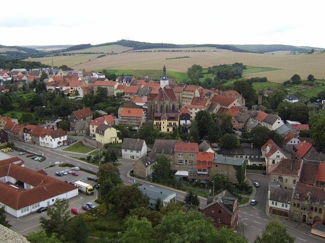 Blick vom Burgberg auf Mansfeld by hubi1802