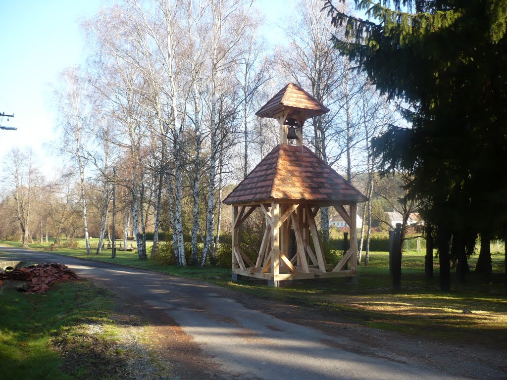 Nemesmedves - Ginisdorf, Harangláb by O.R.