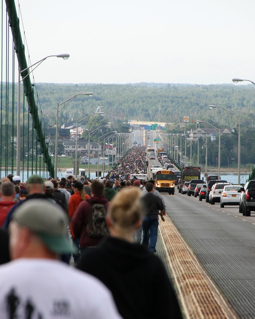 The Mackinaw Bridge Walk (Annual) by Pual Leeson