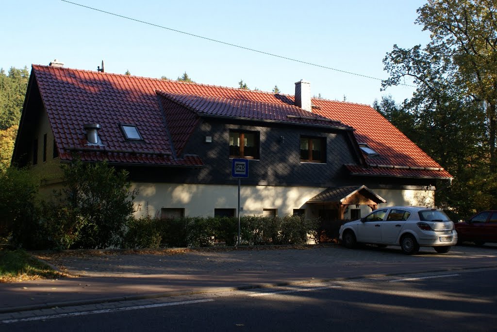 Waldrestaurant am Kunststeich Wettelrode (Harz) by Atheistin