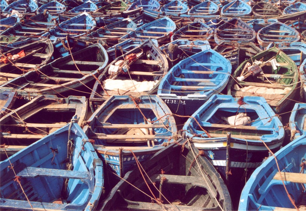 The harbour of Essaouira by Marc Desbordes