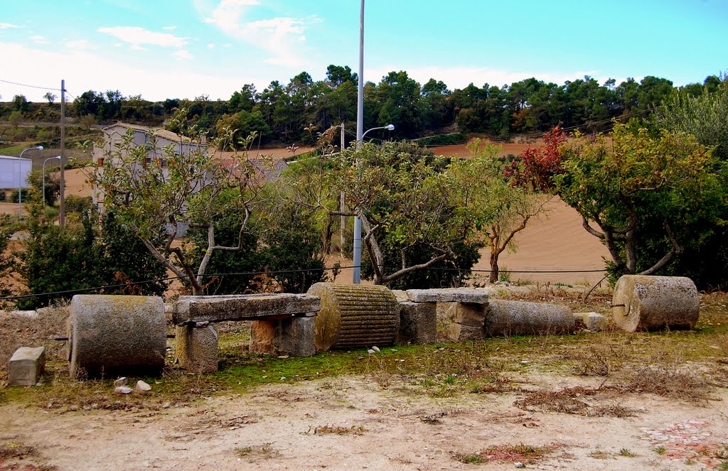 Mini Stonehengue, Ribera d'Ondara, la Segarra, Lleida by Angela Llop