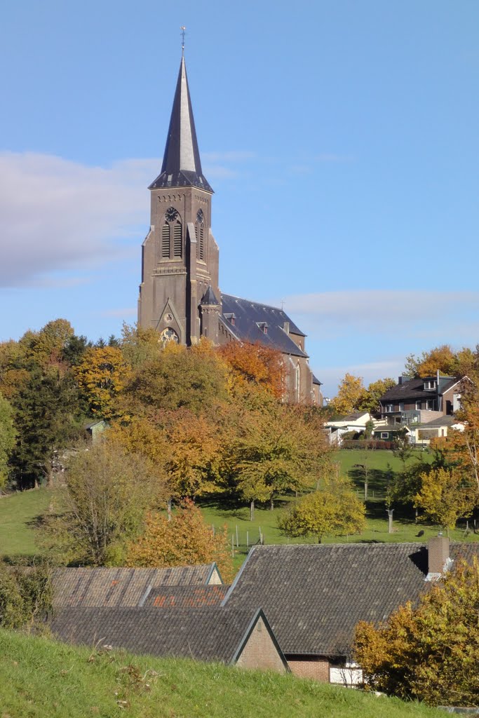 Kerk van Vijlen op een mooie herstdag by Tjaart Molenkamp