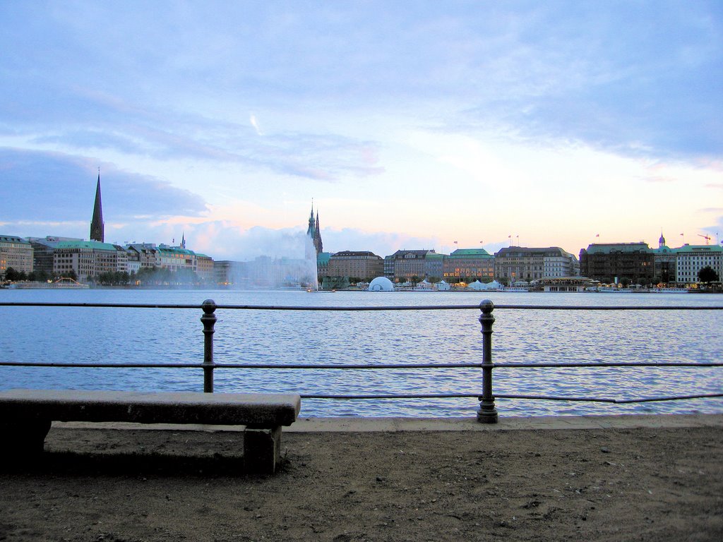 Binnenalster by Luis Rodríguez Baena