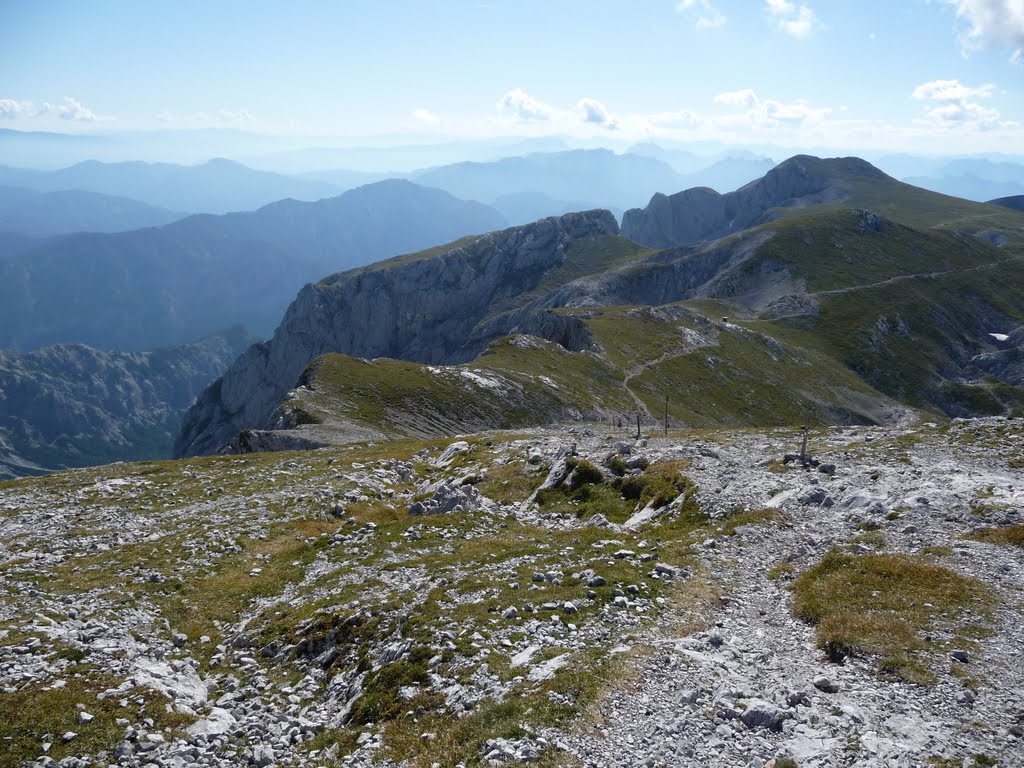 View from Hochschwab 2277m (Austria), september 2009 by rdaniel