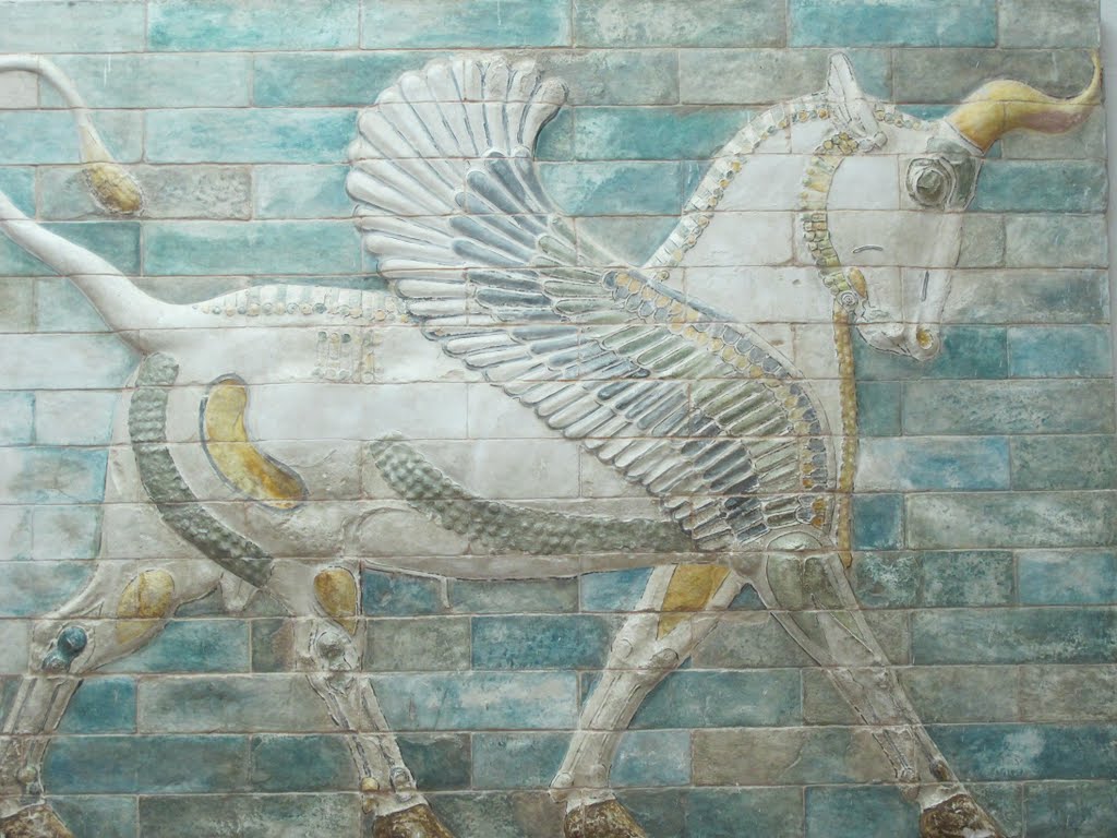 Winged bull in Apadana by Milad Shabany