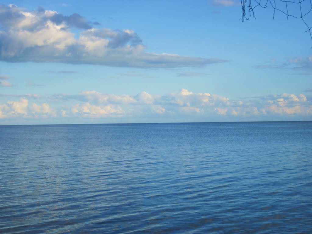 Mar al atardecer, Calderitas, Q. Roo by holachetumal