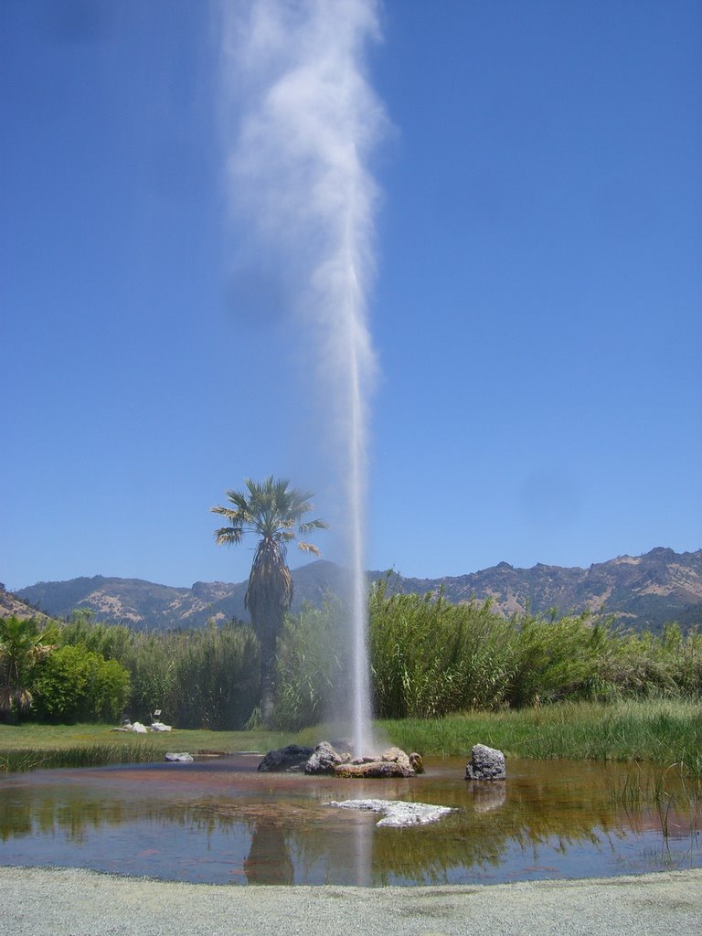 Calistoga's Old Faithful Geyser, CA by xmarkeex