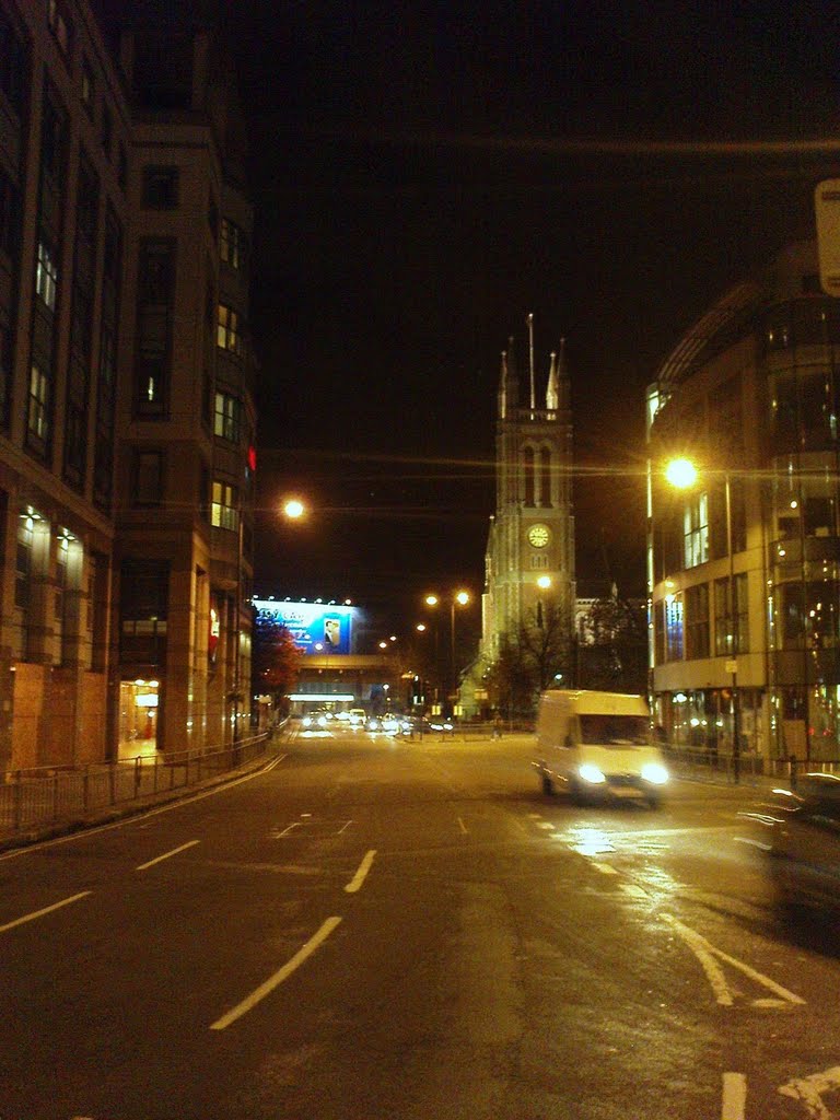 St Paul's Church from Hammersmith Broadway by BlueMonday