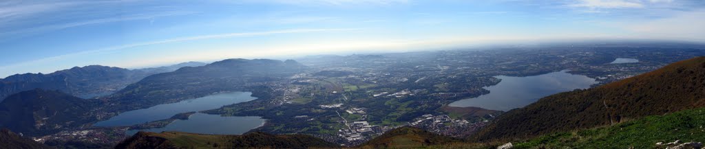 PANORAMICA sui laghi :Alserio, Pusiano, Oggiono, Annone by ANDREA GERVASONI