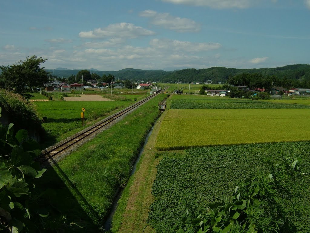 JR陸羽東線／宮城県大崎市 by AreIgaToの唄