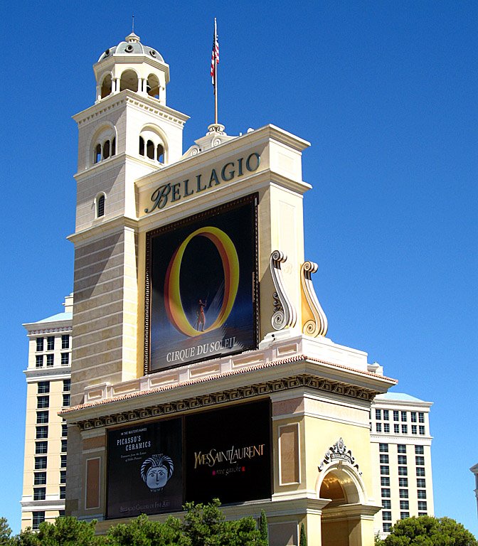 Bellagio Sign by Frank Hochstenbach