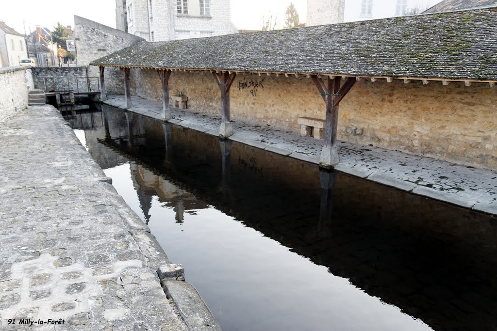 Lavoir de Milly (91) by H. Rebours