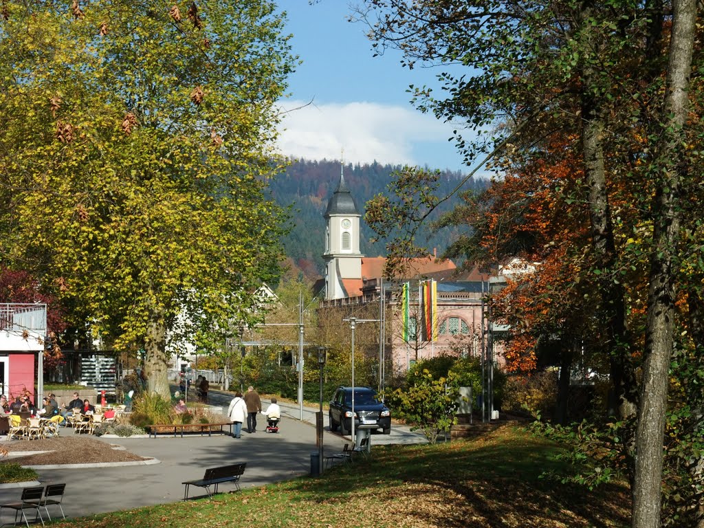 Bad Wildbad, Blick aus dem Kurpark zur Stadt by Dieter Zinser (RDZfd…