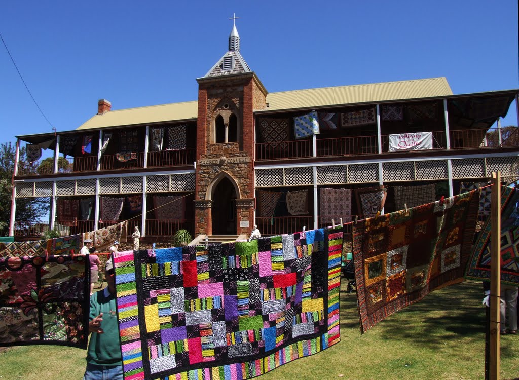 Old convent, airing of the quilts by geodea