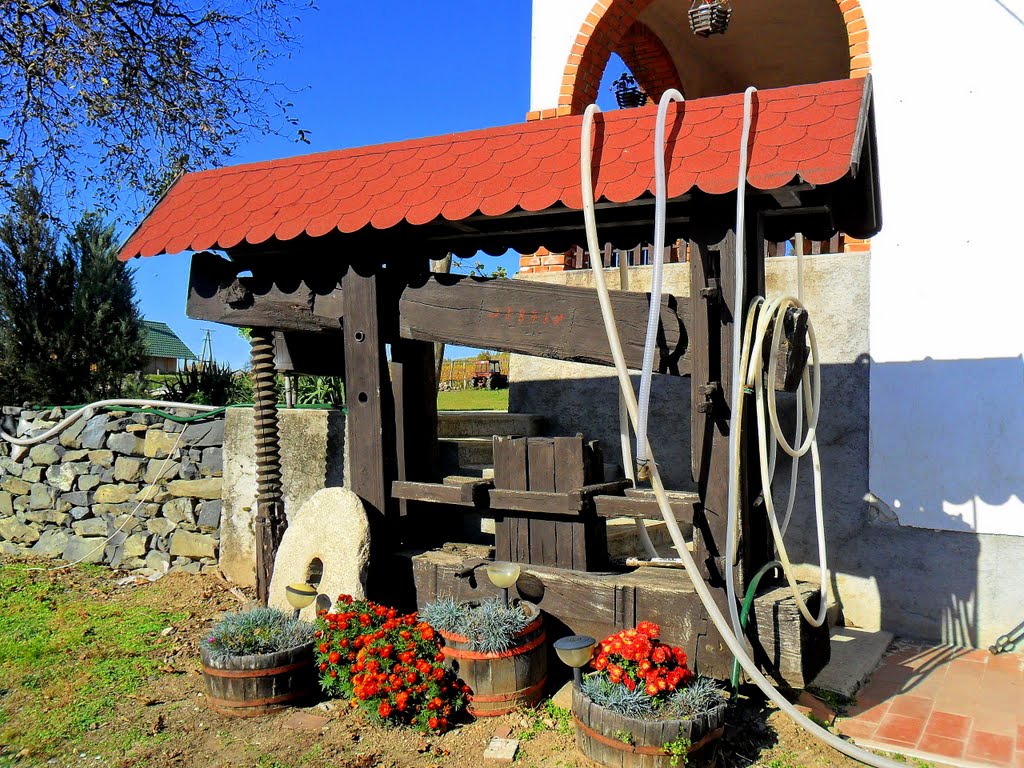 Old wine press - Régi szőlőprés by Mata Hary