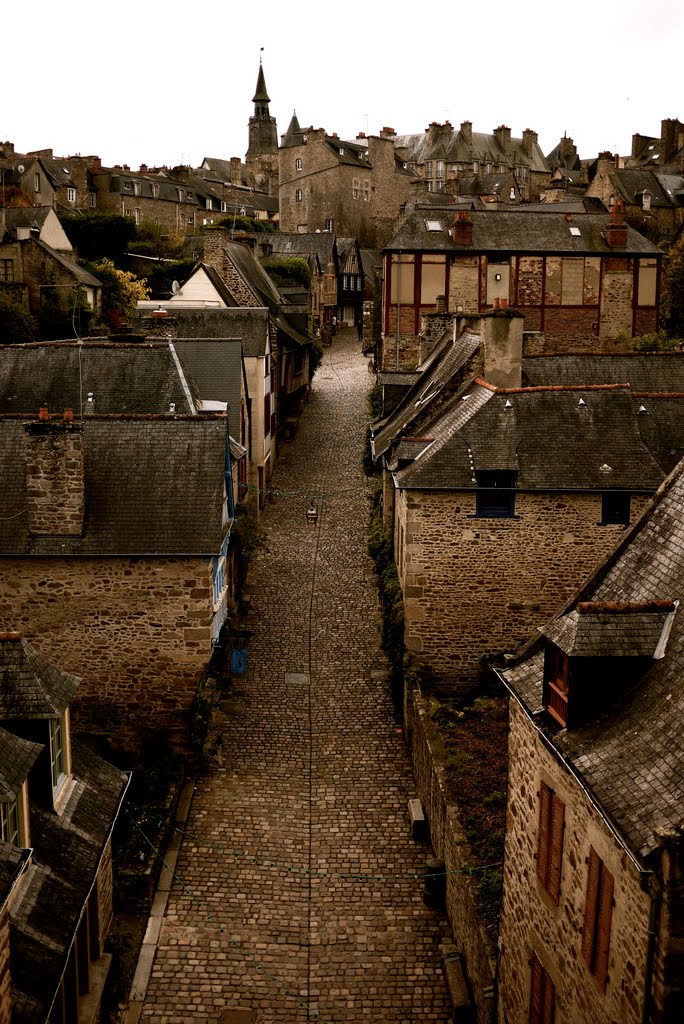 Old Street of Dinan by annamarcella24