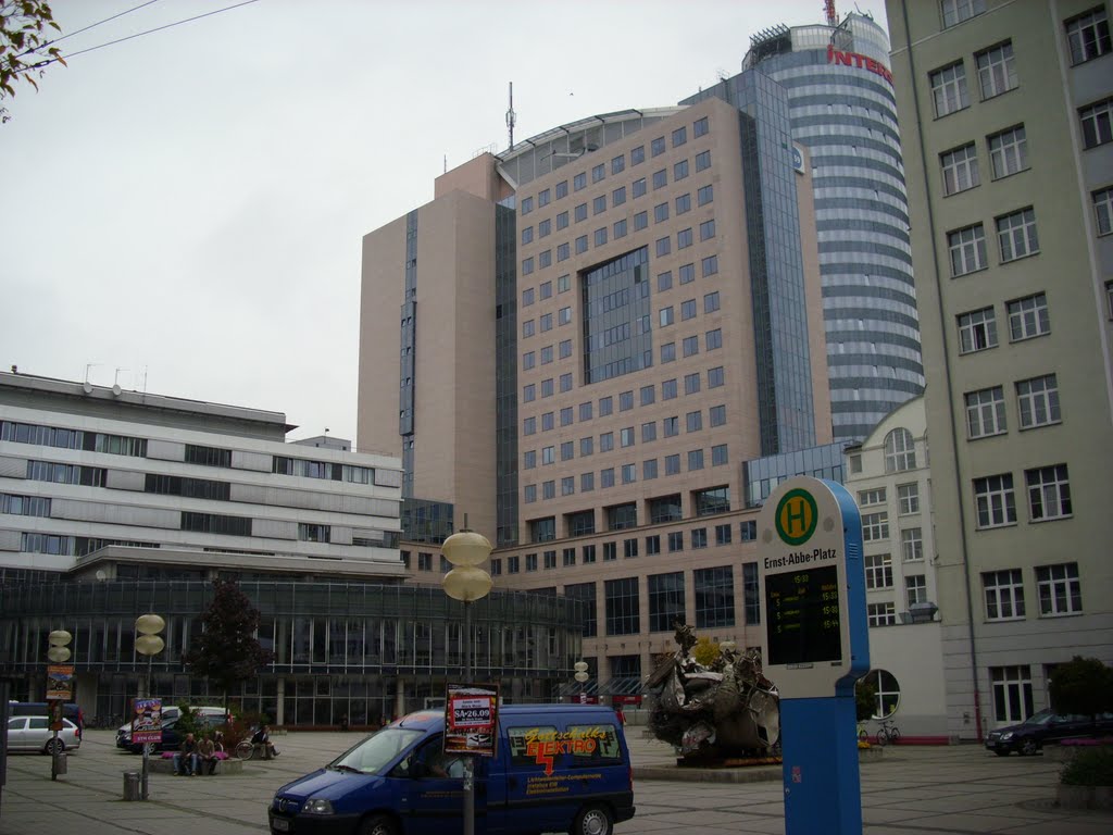 Jena. Ernst-Abbe-Platz by Mykola Czerjoszyn