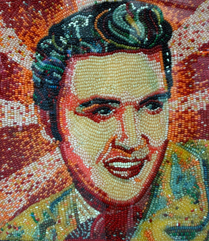 Jelly Bean Elvis by Lui Brandt