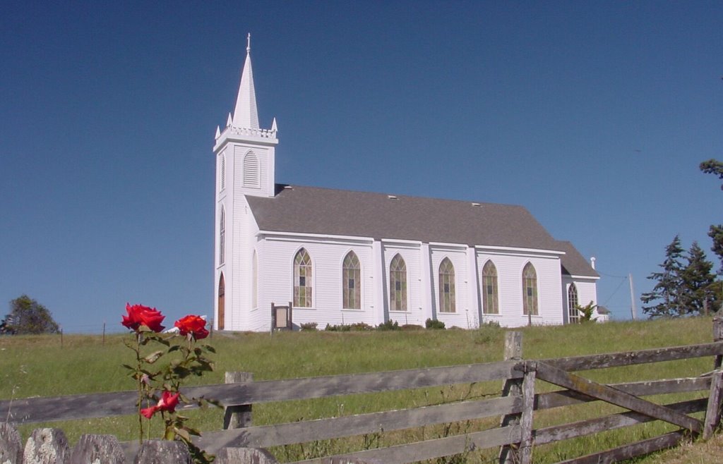 Bodega, CA - Church from Hitchcock's "The Birds" by Jon-Paul deLange