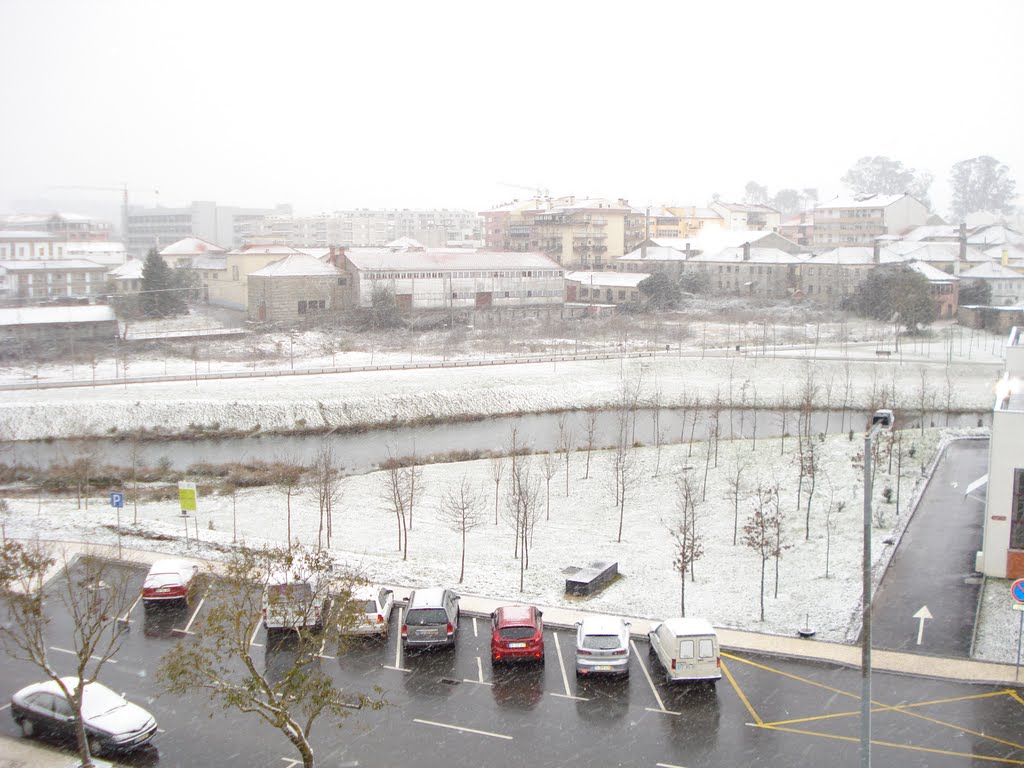 Inverno. Vista sobre o rio pavia by pafsbls