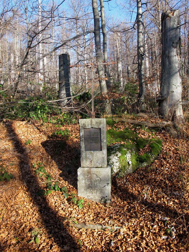 Wegkreuz - Zur Erinnerung an die 1. Wallfahrt nach Heiligen Berg 1872 by Norbert Steinwendner